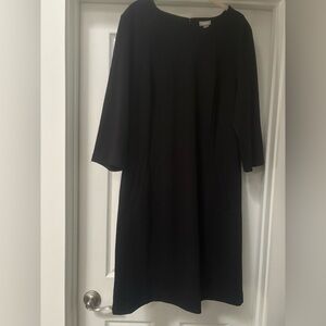 Chico's Elegant Black Long Sleeve Dress